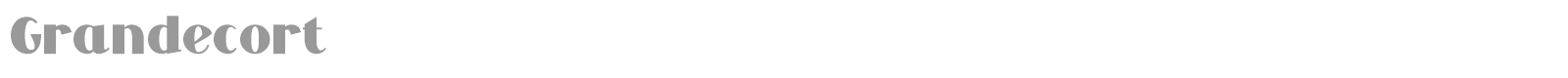 Grandecort font preview